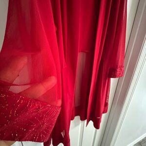 R&M Richards Vibrant Red Women's Robe